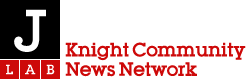 Logo: Knight Community News Network: Helping citizens and journalists amplify community news