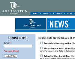 Arlington news releases