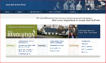 Jessie Ball duPont Fund Screenshot